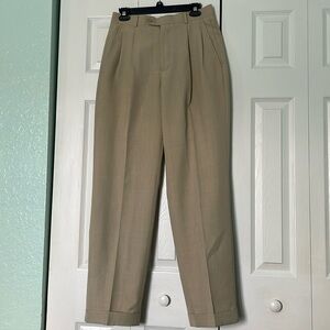 Stafford Men’s suit pants. Size 30W x 32L. Light brown